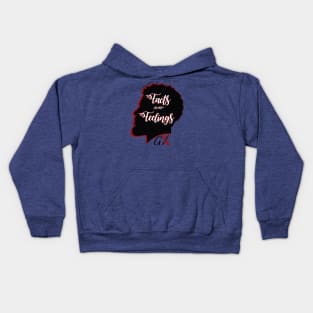 Facts over feelings Kids Hoodie